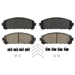 ZD1324 - : QuickStop Front Disc Brake Pad Set Ceramic for WAGNER BRAKE Image