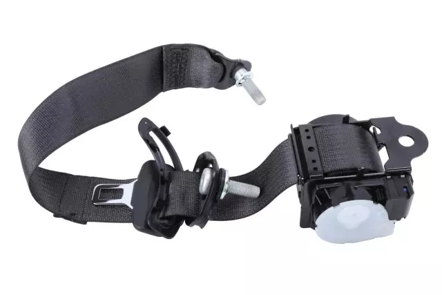 19367708 - : Black Rear Passenger Side Seat Belt with Retractor for GM Image