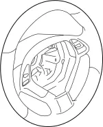 48430JJ63D - : Steering Wheel for Infiniti Image