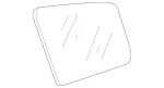 1668100919 - Driver Door: Mirror Glass for Mercedes-Benz Image