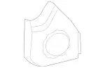 20372707889051 - Body: Speaker Cover for Mercedes-Benz Image
