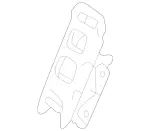 1639700001 - Rear Seat Bench: Armrest for Mercedes-Benz Image
