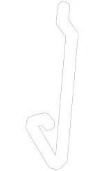 9077220000 - Body: Link Rod for Mercedes-Benz Image