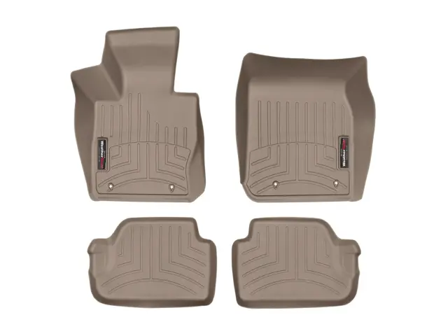 458261458232 - Accessories: Front &amp; Rear Tan FloorLiner™ DigitalFit® for WeatherTech Image