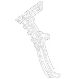 2478851100 - Bumper/Fender/Hood: Bumper Lateral Support for Mercedes-Benz Image