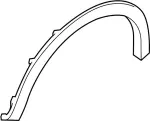 638606SA0A - : Wheel Opening Molding for INFINITI: QX60 Image