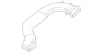 1678302100 - Heating and Ventilation: Air Duct for Mercedes-Benz Image