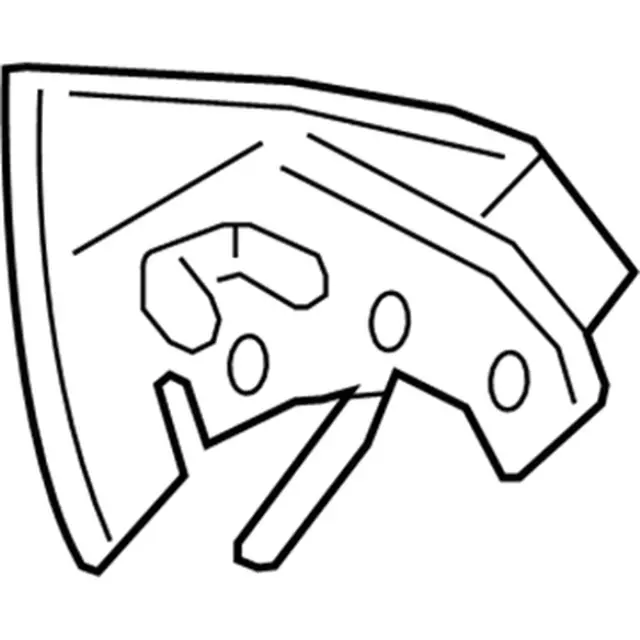 FR3Z63214A63AC - Body: Front Molding for Ford Image