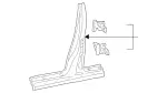 2106301711 - Body: Center Pillar for Mercedes-Benz Image