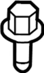 1125N030U - : Hinge Bolt for Infiniti Image