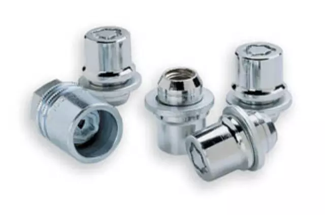 27600900 - : Alloy Wheel Locks - Clear Chrome - 5 Pieces for Lexus: CT200h, ES250, ES300h, ES330, ES350, GS F, GS Turbo, GS200t, GS300, GS350, GS430, GS450h, GS460, HS250h, IS F, IS200t, IS250, IS300, IS350, LS430, NX200t, NX300, NX300h, RC F, RC Turbo, RC200t, RC300, RC350, RX330, RX350, RX350L, RX400h, RX450h, RX450hL, UX200, UX250h Image