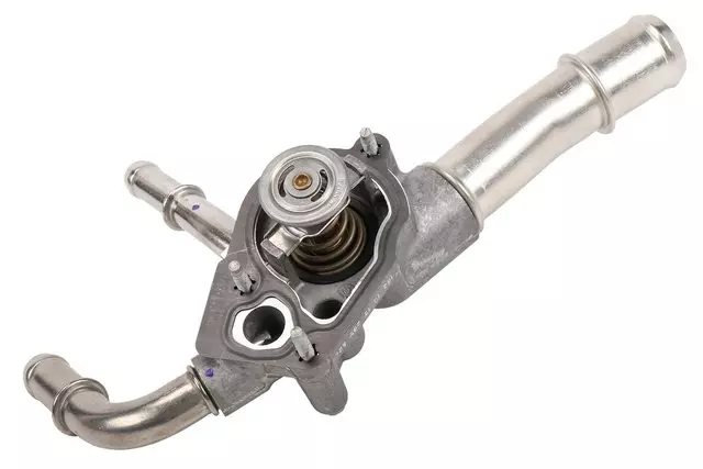 1581939 - Cooling System: ACDelcoâ„¢ Thermostat Housing for Buick: LaCrosse | Cadillac: SRX, XTS | Chevrolet: Captiva Sport, Equinox, Impala, Malibu | GMC: Terrain | Pontiac: G6, Torrent | Saturn: Aura, Vue Image