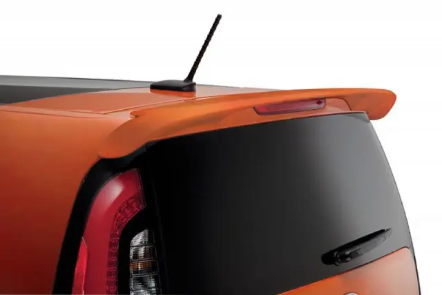 B2F34AB100AAQ - Exterior: Rear Lip Spoiler - Painted - Wild Orange for Kia: Soul Image