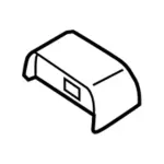 HC3Z16A455BA - : Rear Cap for Ford: F-250 Super Duty, F-350 Super Duty, F-450 Super Duty Image