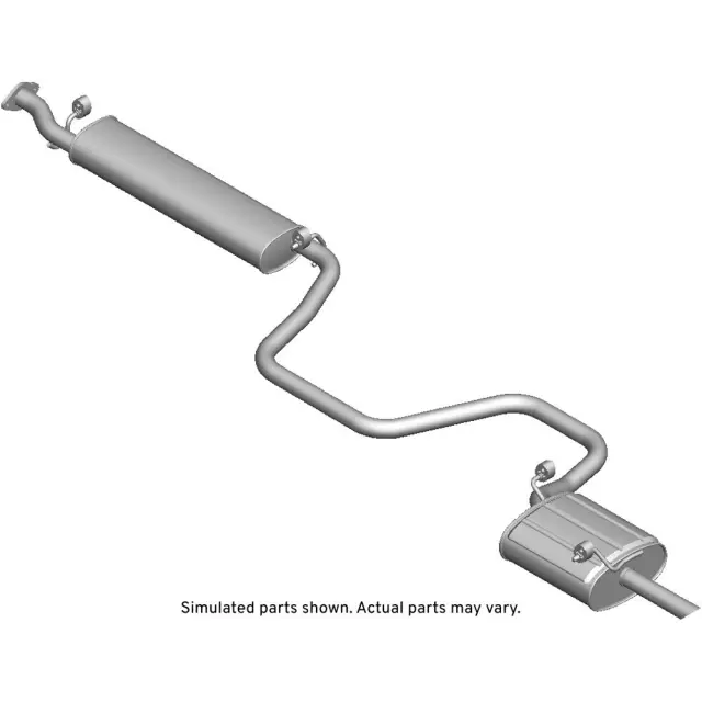 15828658 - Exhaust: Muffler &amp; Pipe for Chevrolet: Malibu Image
