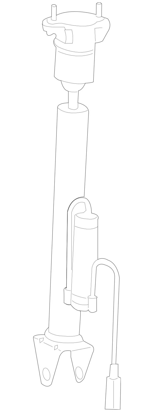 2513200431 - Suspension: Strut for Mercedes-Benz Image