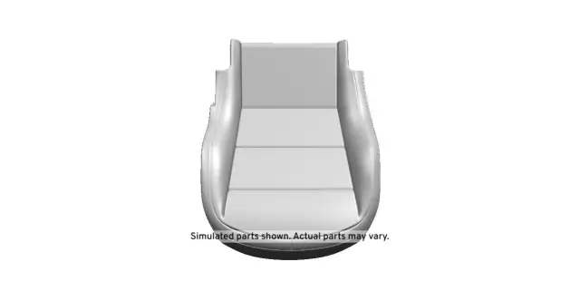 Jet Black Driver Seat Cushion Cover - GM (84854264)