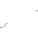 FL3Z8K289A - : Water Hose for Ford: Edge | Lincoln: Continental, MKX Image