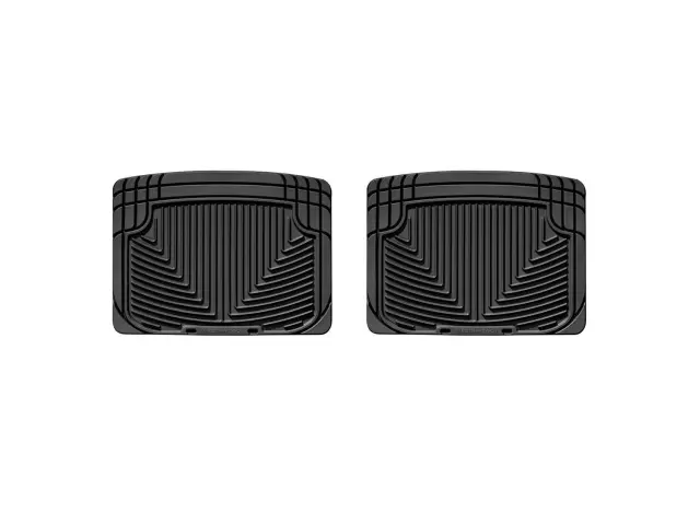 W20 - Accessories: Rear Black All Weather Floor Mats for WeatherTech Image