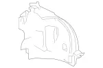 2536910303 - Detachable Parts: Wheel Arch Cover for Mercedes-Benz Image
