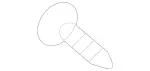 984412964 - Front Doors: Screw for Mercedes-Benz Image
