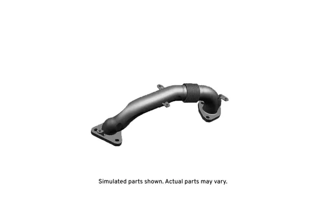 97354615 - : Driver Side Exhaust Manifold Outlet Pipe for Chevrolet: Express 2500, Express 3500, Silverado 2500 HD, Silverado 2500 HD Classic, Silverado 3500, Silverado 3500 Classic, Silverado 3500 HD | GMC: Savana 2500, Savana 3500, Sierra 2500 HD, Sierra 2500 HD Classic, Sierra 3500, Sierra 3500 Classic, Sierra 3500 HD Image