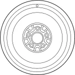 40300CF47B - : Wheel, Spare for INFINITI: M35, M45 Image