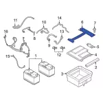 LK4Z10753A - : Hold Down for Ford: E-Transit, Transit-150, Transit-250, Transit-350, Transit-350 HD Image