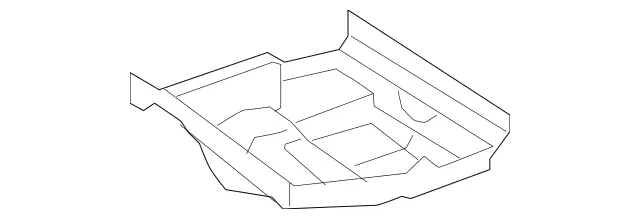 16468401119C58 - Body: Spare Tire Panel for Mercedes-Benz Image
