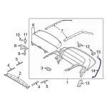FR3Z76440A30A - Body: Rod for Ford: Mustang Image