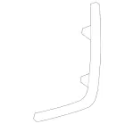 2136802225 - Side Walls: Dampening, C-Pillar for Mercedes-Benz: E300, E350, E43 AMG Image