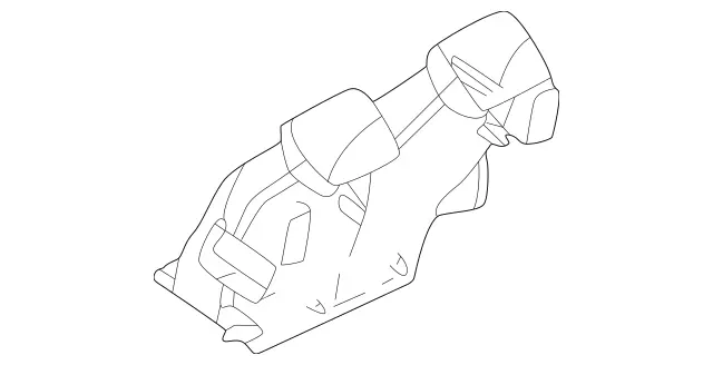 4638300343 - Body: Air Distributor for Mercedes-Benz Image