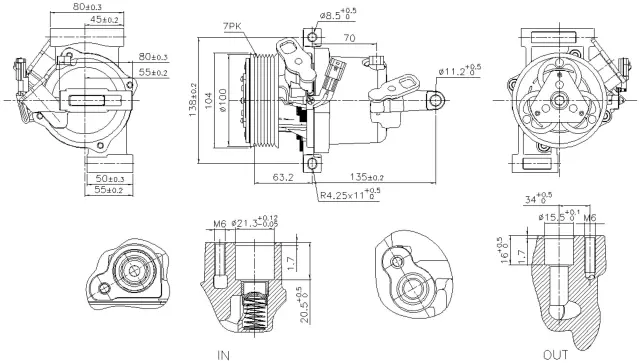 891074 - : Nissens A/C Compressor for NISSENS Image