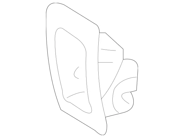 16492400377E94 - Body: Child Seat Bracket for Mercedes-Benz Image