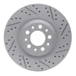 83016013R - : DFC Geoperformance Rotor - Drilled and Slotted for DYNAMIC FRICTION Image