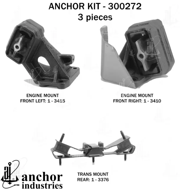 300272 - Engines &amp; Components: Anchor Engine Mount Kit for Anchor Image