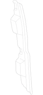 1638800124 - Body: Rear Cover for Mercedes-Benz Image