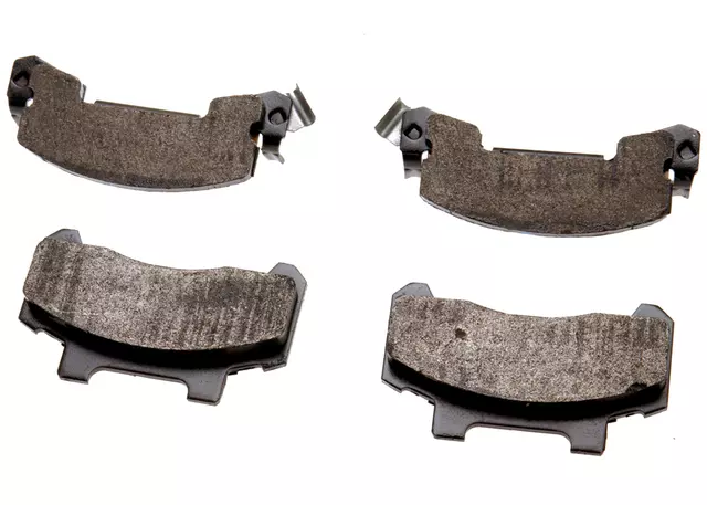 18024902 - Brakes: Disc Brake Pad Set for Buick: Century, Skyhawk, Skylark, Somerset, Somerset Regal | Cadillac: Cimarron | Chevrolet: Beretta, Cavalier, Celebrity, Citation II, Corsica | Oldsmobile: Calais, Cutlass Calais, Cutlass Ciera, Firenza | Pontiac: 6000, Grand Am, Sunbird Image image