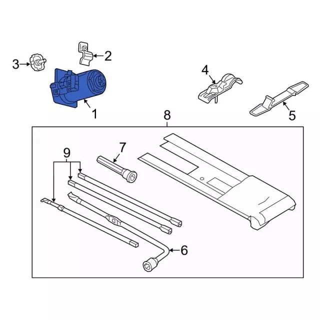 Floor Jack - Ford (AC3Z-17080-D)