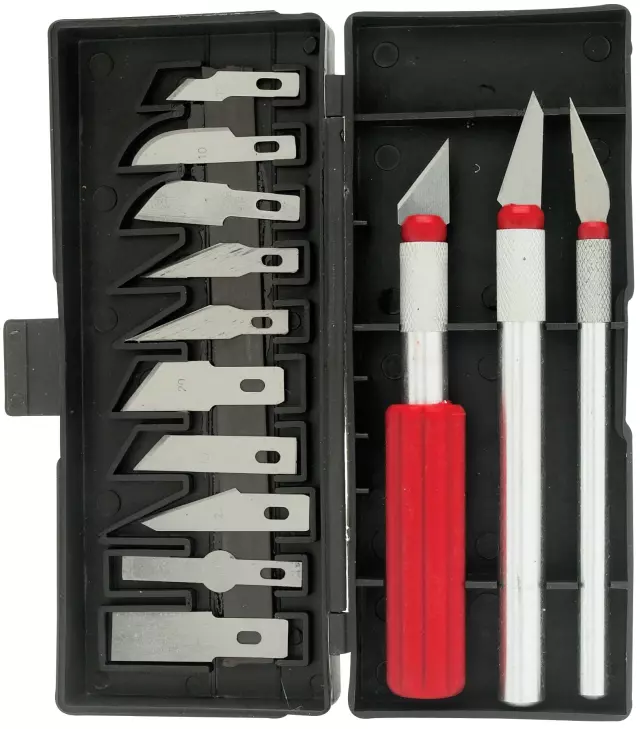 1440 - : Variety of Blades for Multiple Uses. Convenient Plastic Storage Case. for Performance Tool Image