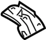 91314CG011 - Body: Drip Rail Bracket for INFINITI: FX35, FX45 Image