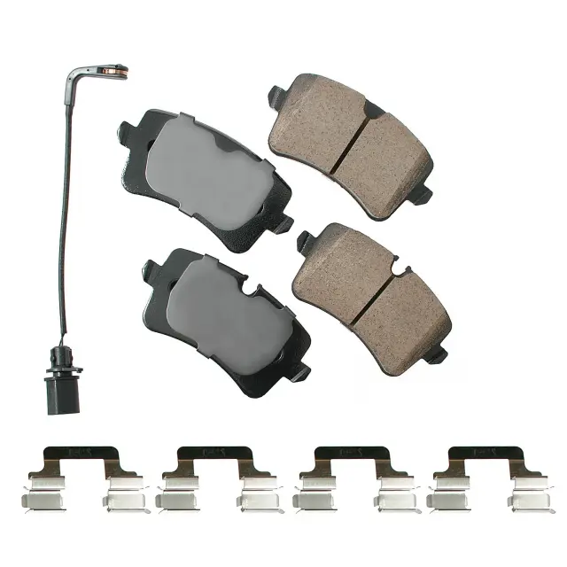 EUR1547A - Brakes &amp; Brake Parts: Akebono EURO Ultra Premium Ceramic Disc Brake Pad Kit for AKEBONO Image