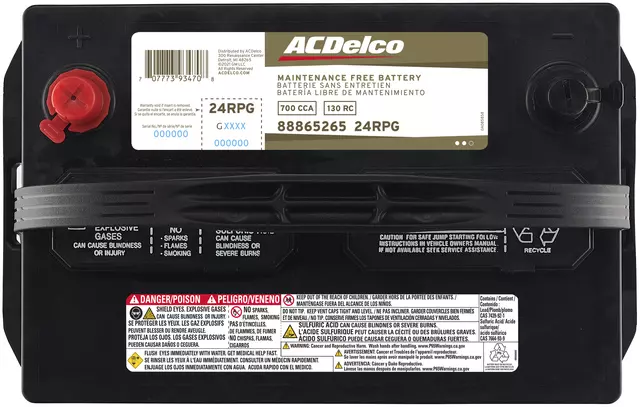 88865265 - : Vehicle Battery for GM Image