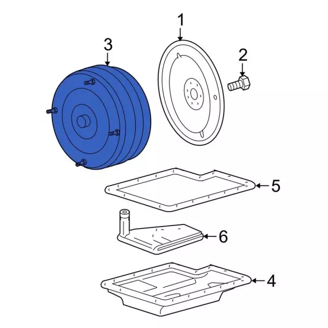 Remanufactured Converter Assembly - Ford (BR3Z-7902-DARM)