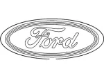 8C3Z8213C - Body: Emblem for Ford: E-350 Super Duty, E-450 Super Duty Image