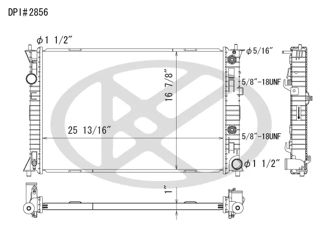 A2856 - Cooling Systems: Koyorad Radiator for Koyo Image