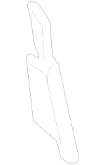 1717280121 - Front Doors: Cover Trim for Mercedes-Benz: SLK280, SLK300 Image