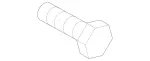 304017012013 - : Hexagon Head Bolt for Mercedes-Benz Image