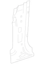 2516303516 - Body: Hinge Pillar Reinforced for Mercedes-Benz Image