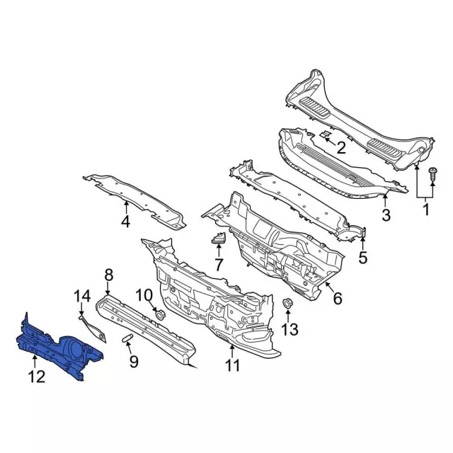AV6Z9901588A - Body: Insulator for Ford Image